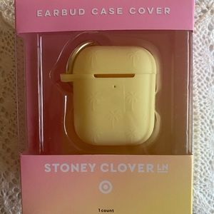 Stoney Clover Lane Earbud Case Yellow
